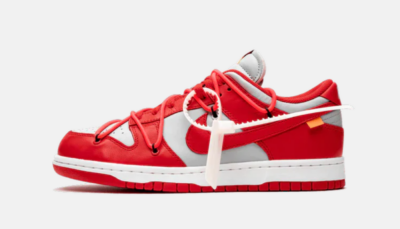 Nike Dunk Low Off White University Red